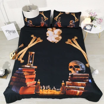 

Garlic Digital print Bedding Set Quilt Cover Design Bed Set Bohemian a Mini Van Bedclothes 3pcs Large size 260*225cm JF125