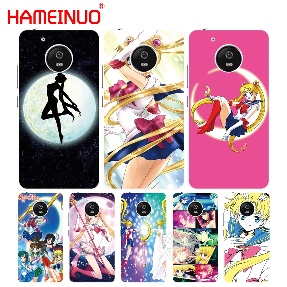 

HAMEINUO sailor moon girls case cover for Motorola moto G6 G5 G5S G4 PLAY PLUS ZUK Z2