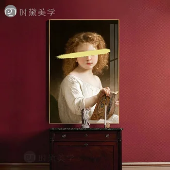 

Post-Modern statue figure creative Canvas Painting Fahsion Poster Print Wall Art Picture For Living Room Aisle Modern Home Decor