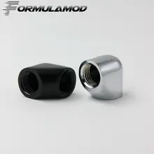 FormulaMod Fm-D90 черный/серебристый двойные внутренние G1/4 ''поток 90 градусов фитинг адаптер воды адаптеры охлаждения