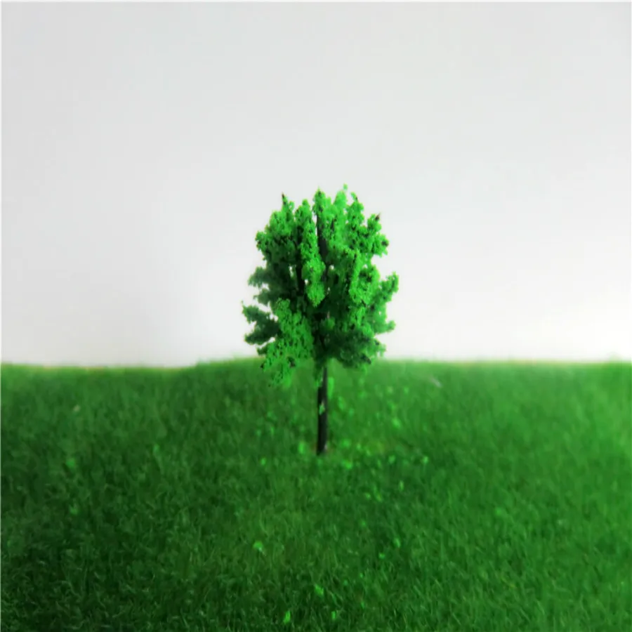 new architecture 3d scale artificial plastic model  green tree  layout165