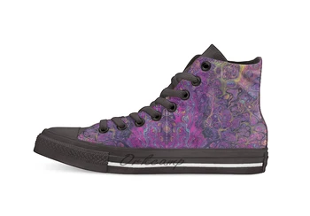 

Psychedelic Casual High Top Canvas shoes sneakers Light Walking Shoes