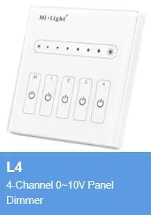 Драйвер диммирования светодиодов Mi light PL1 LS4 40 Вт 0/1 ~ 10 в драйвер L4 4 канальный L1 1 0