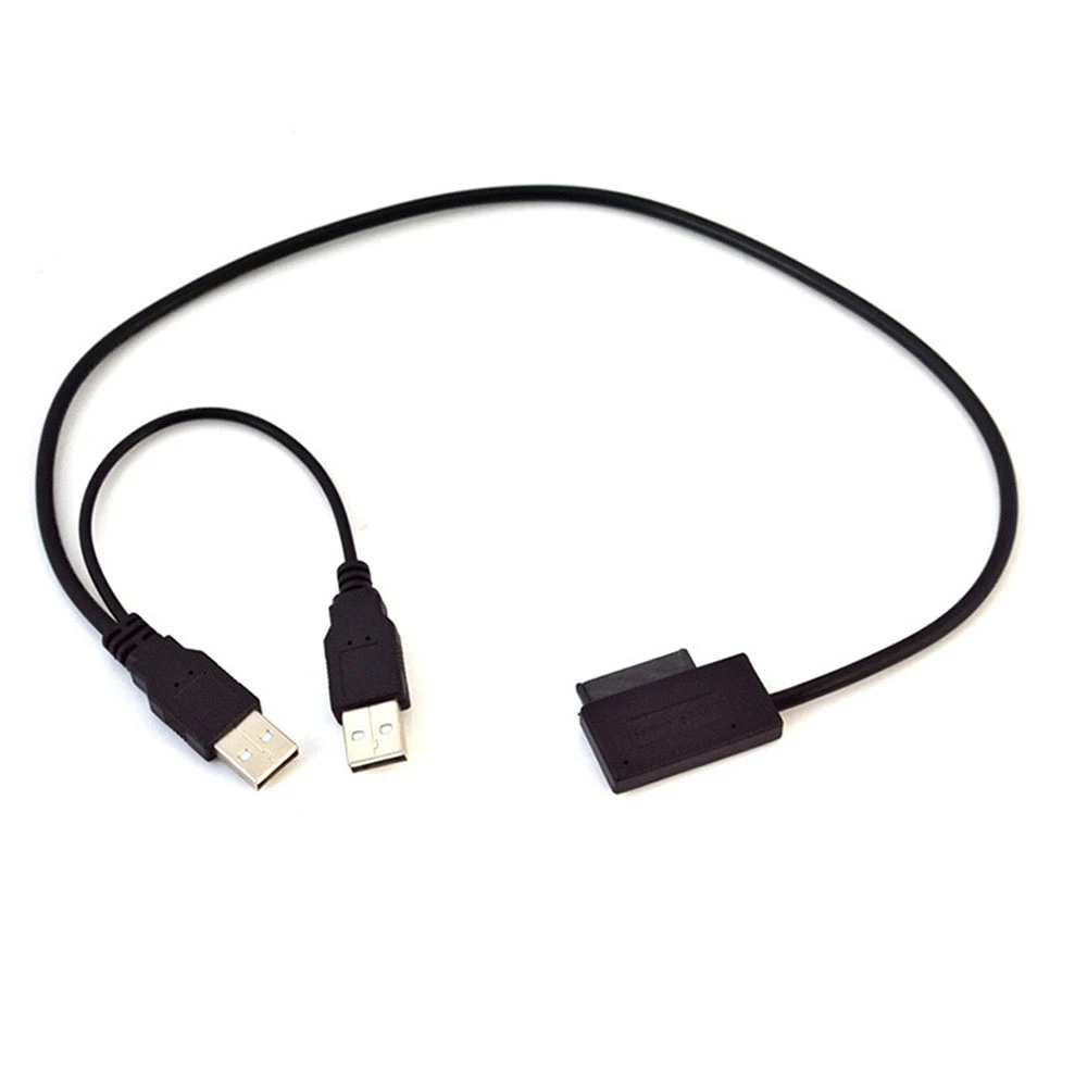 Cwxuan USB 2.0 to 7+6 13Pin Slimline Slim SATA CD DVD Adapter Cable