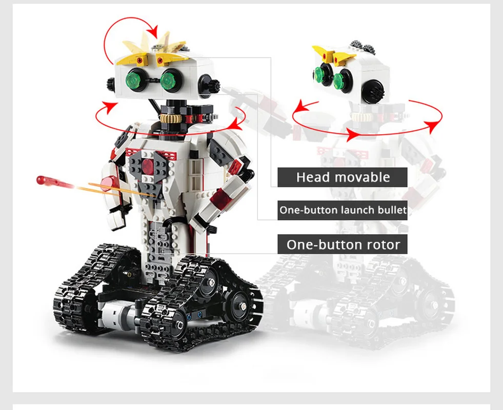 Умные роботы 2 в 1 трансформация RC робот модель креативная техника серия сборка боевой робот Электрический DIY игрушки Детский подарок