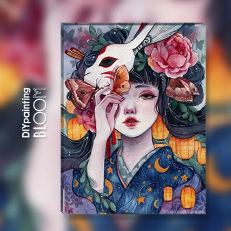 

Modern Home Decorative Goddess Diy Oil Painting By Numbers Kits Wall Art Flower Girl Picture Home Decor Paint On Canvas Arts