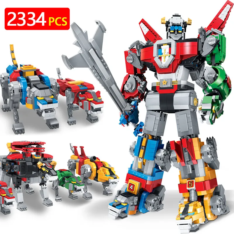 

Technic Voltron Model Building Blocks Compatible LegoINGLYS Ideas Buildable Defender The Universe Mech Bricks Toys Kits