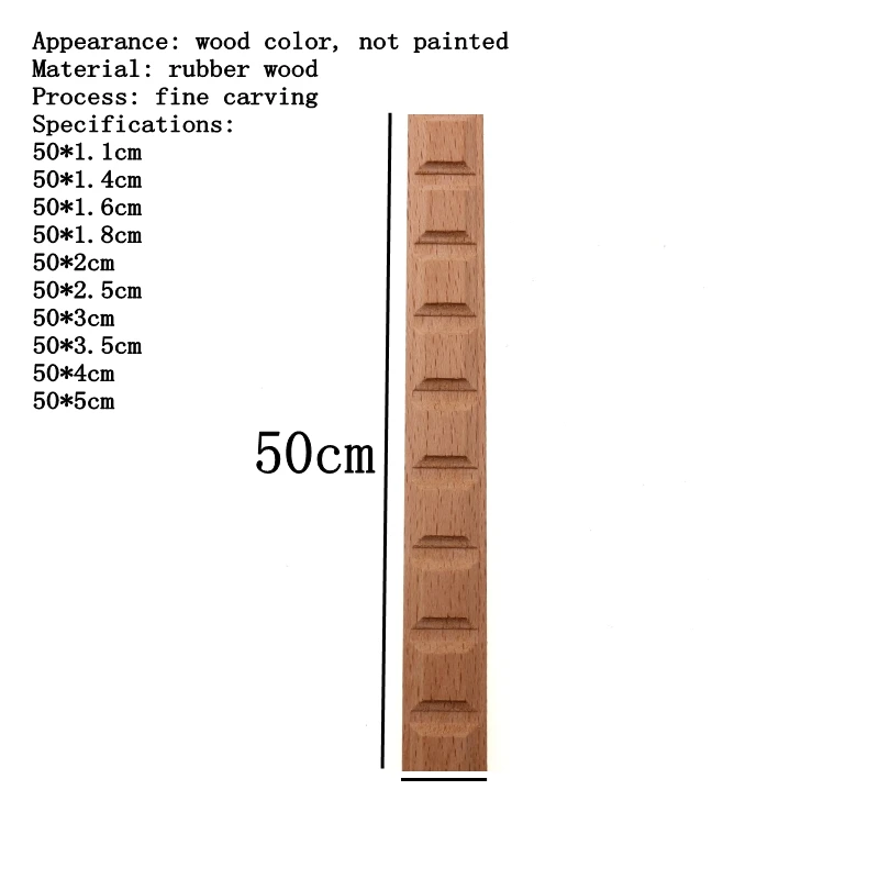 RUNBAZEF резьба по дереву твердая мебель край границы квадратная линия резные украшения дома аксессуары ремесло фигурка украшения
