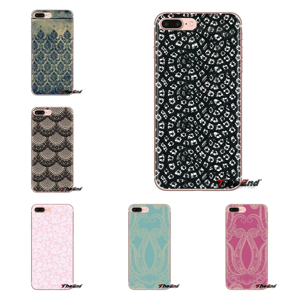 

For Xiaomi Mi3 Samsung A10 A30 A40 A50 A60 A70 Galaxy S2 Note 2 Grand Core Prime Delicate lace Art Print Pattern Soft Shell Case