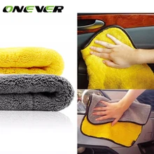 Onever 45x38 см высококачественное мягкое полотенце из микрофибры для мытья автомобиля, очищающая ткань, уход за автомобилем, полировка, Детализация, полотенце s