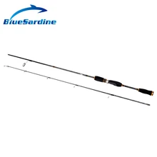 BlueSardine Приманка Удочка карбоновая литьевая удочка рыболовные снасти 2 секции 1,8 м 1,98 м 2,1 м