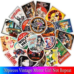 30 шт. винтажная наклейка для девочки с рисунком Gran Torino наклейка для скейтборда гитара багаж мотоциклетная наклейка для ноутбука
