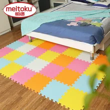 Meitoku детский игровой коврик, EVA пены детский "s ковер, блокировка упражнений ползать плитки, пол головоломки ковер для детей, каждый 32x32 см