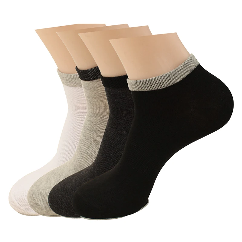 5pairs Mens Socks Brand New Sock Slippers Shallow Mouth Invisible Thin Cotton Ankle Practical Comfort Male Meias Sox | Мужская одежда