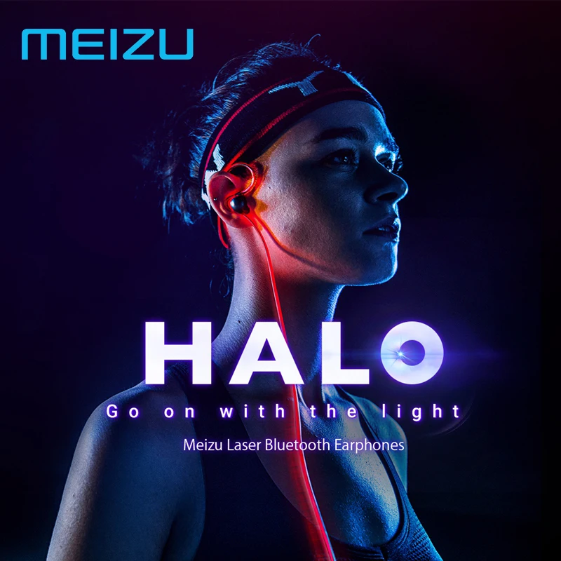 Meizu, Halo, лазерные, Bluetooth, беспроводные наушники Apt-X, динамические, высокая точность, спортивные, с микрофоном, для Meizu 16, m6, note