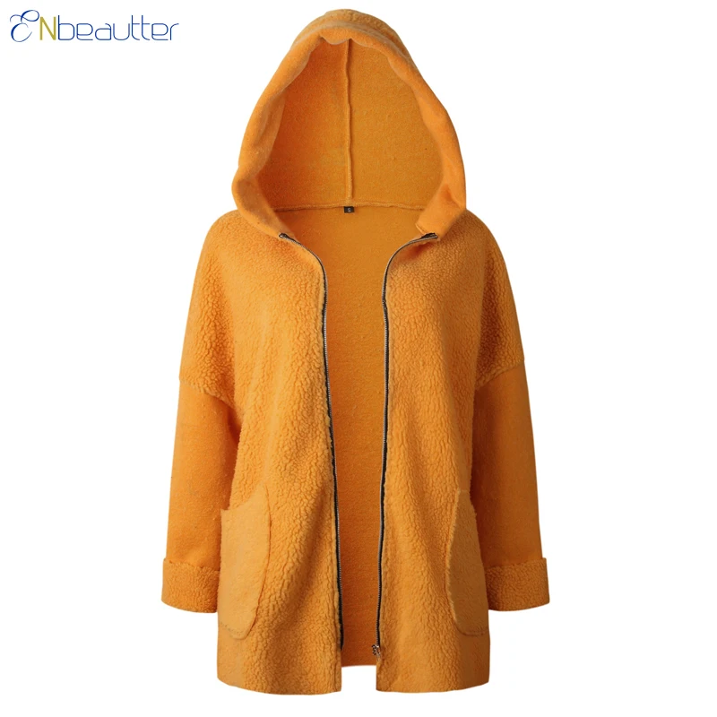 ENbeautter Autumn Winter Coat Women New Fashion Ho...
