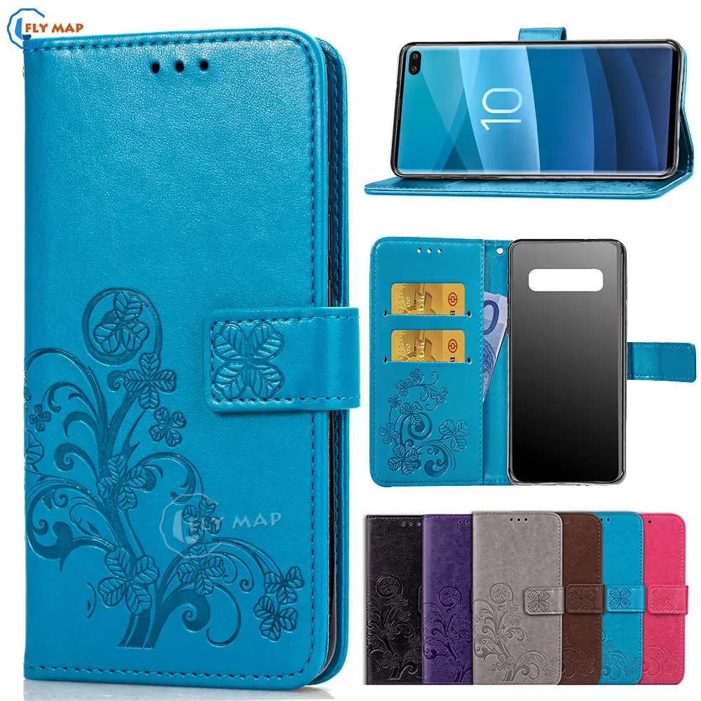 Case For Samsung Galaxy S10 Plus G975F/DS G975FD Wallet Flip Phone