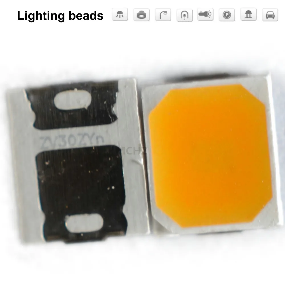 

400pcs/lot SMD LED SEOUL Replace Samsung 2835 lamp beads highlight 0.3W 18.8V-19.8V 1.2W 2700K