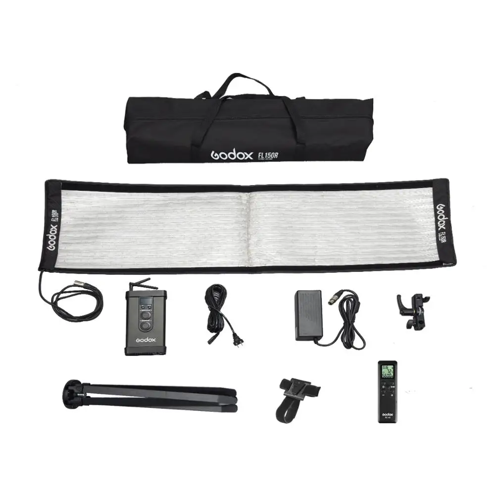  Godox FL150R 30*120cm + Honeycomb Grid Flexible LED Light Foldable Light with Controller for portra