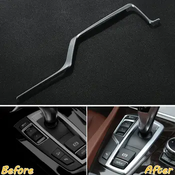 

BBQ@FUKA Fit For BMW 5 Series F10 2009-2016 Car Interior Gear Shift Box Decoration Cover Trim ABS