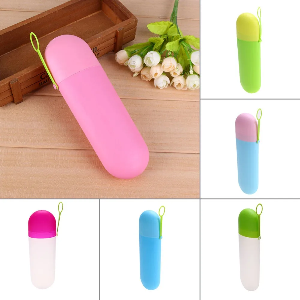 فرشاة الأسنان مربع معجون الأسنان حامل كأس غسل فرشاة الأسنان خرطوشة كم وقائي مربع صندوق تخزين منتجات الحمام