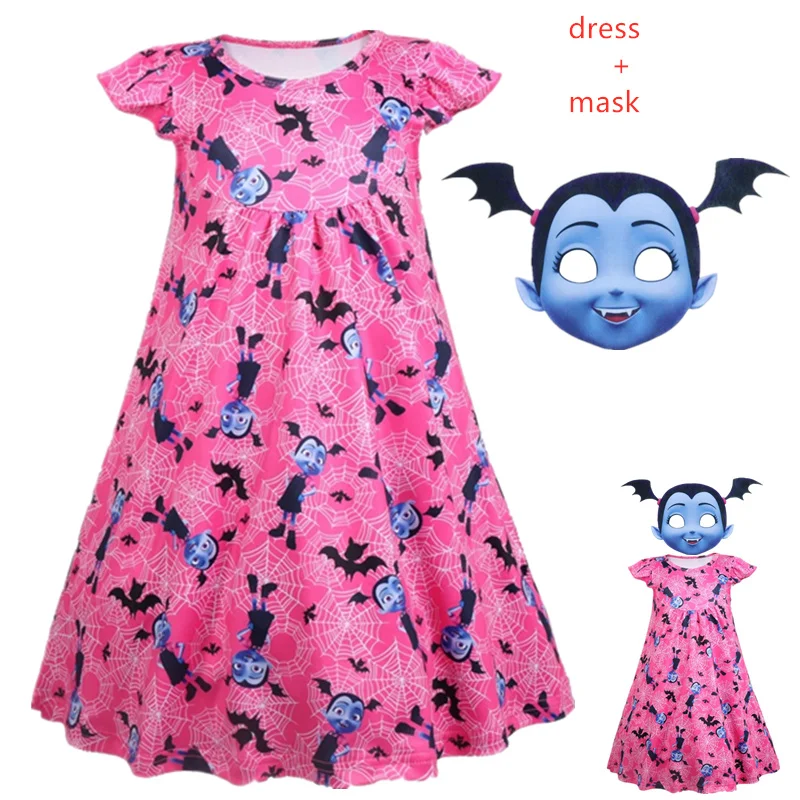 Детский костюм Vampirina для девочек платье Хэллоуина детское Эксклюзивное Детская