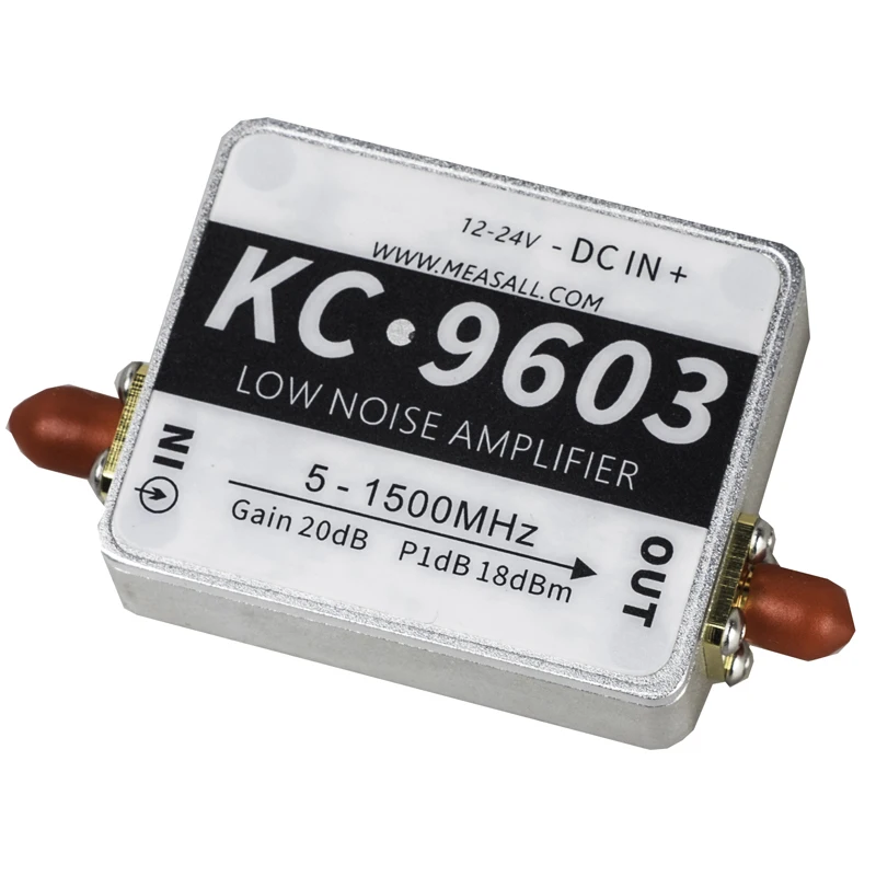 KC9603 1 5G 20dB усилитель с низким уровнем шума LNA 5MHz 1500MHz|Измерители частоты| |