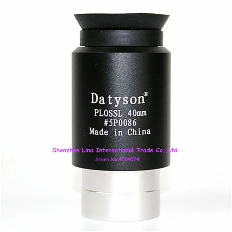 

Datyson Telescope Accessories PL 40mm PLOSSL 40MM Eyepiece Broadband Blue Film with Optical Glass M28*0.6mm 5P0086
