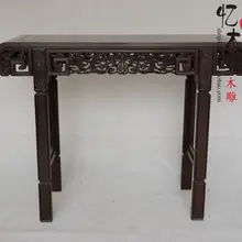 Черное дерево Будда алтарный стол тайвань красное дерево простой входной коврик ковчег винтажный стол