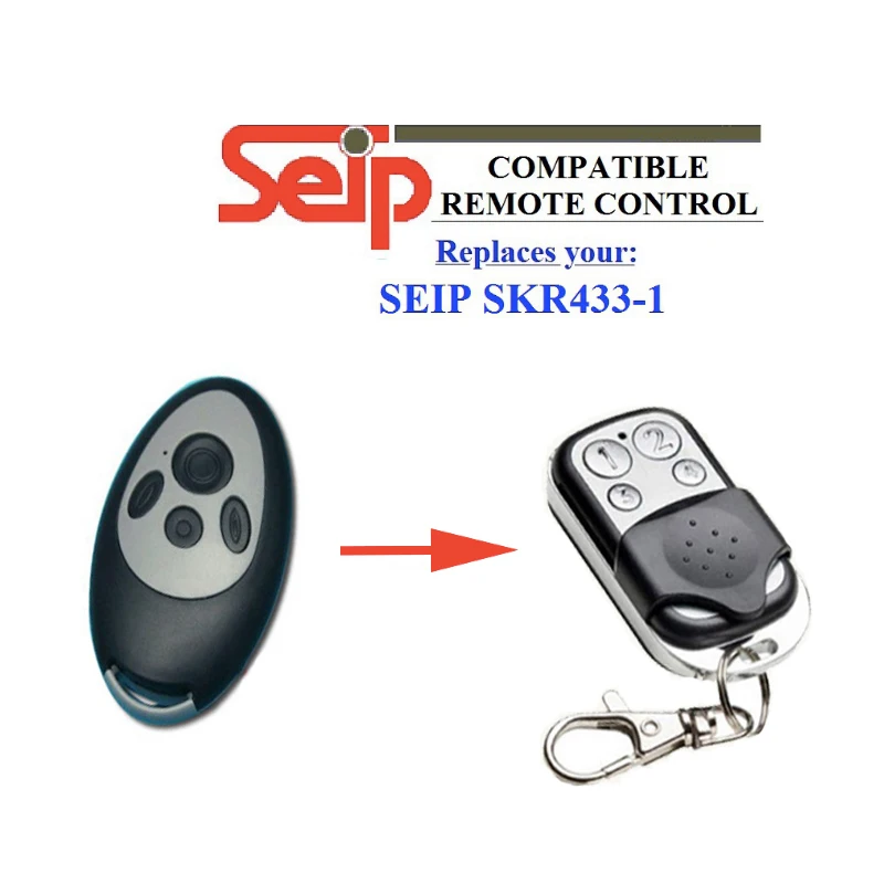 Для Seip SKR433-1 замена пульта дистанционного управления 433 92 МГц очень хорошо |