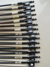 1 PC Carbon Fiber Violin Bow 4/4 Ebony Frog In Different Colors White Bow Hair