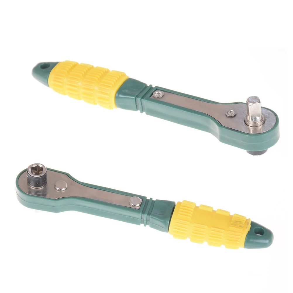 

1PC Portable Multifunctional Mini 1/4 Head Screwdriver Pole 6.35 Quick Ratchet Socket Wrench Multiple Function Tool HR 144mm