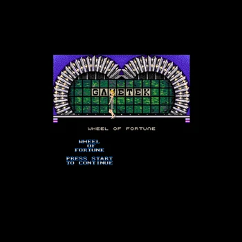 

Wheel of Fortune - Deluxe Edition NTSC Version 16 Bit 46 Pin Big Gray Game Card For USA Game Players
