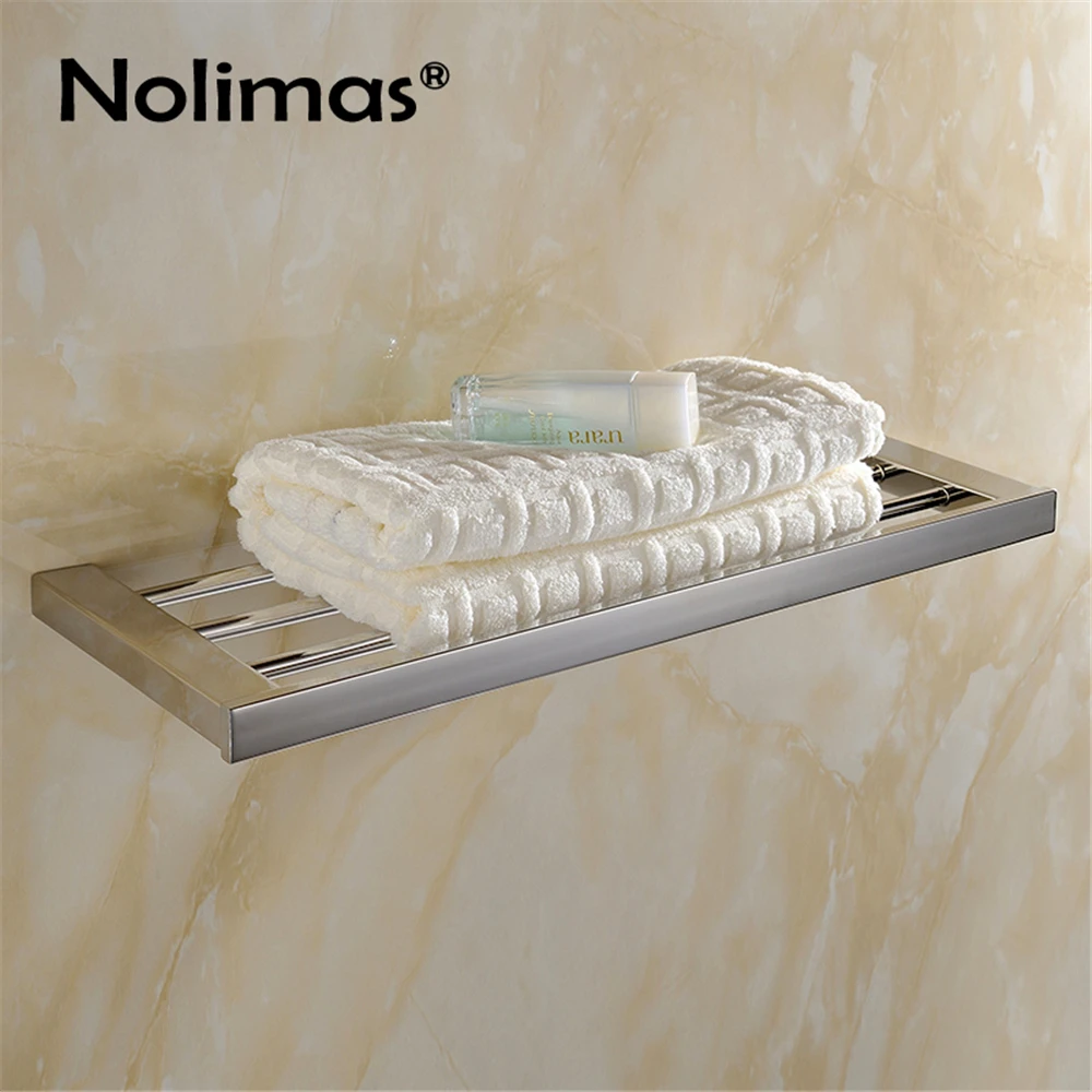 2018 Square SUS 304 Stainless Steel Single towel rack towel rack Mirror