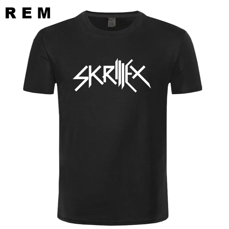 

Summer Fashion Skrillex T Shirts Music Rock Punk Hip Hop Men T Shirt Cotton Short Sleeve DJ T-shirt TeeTops