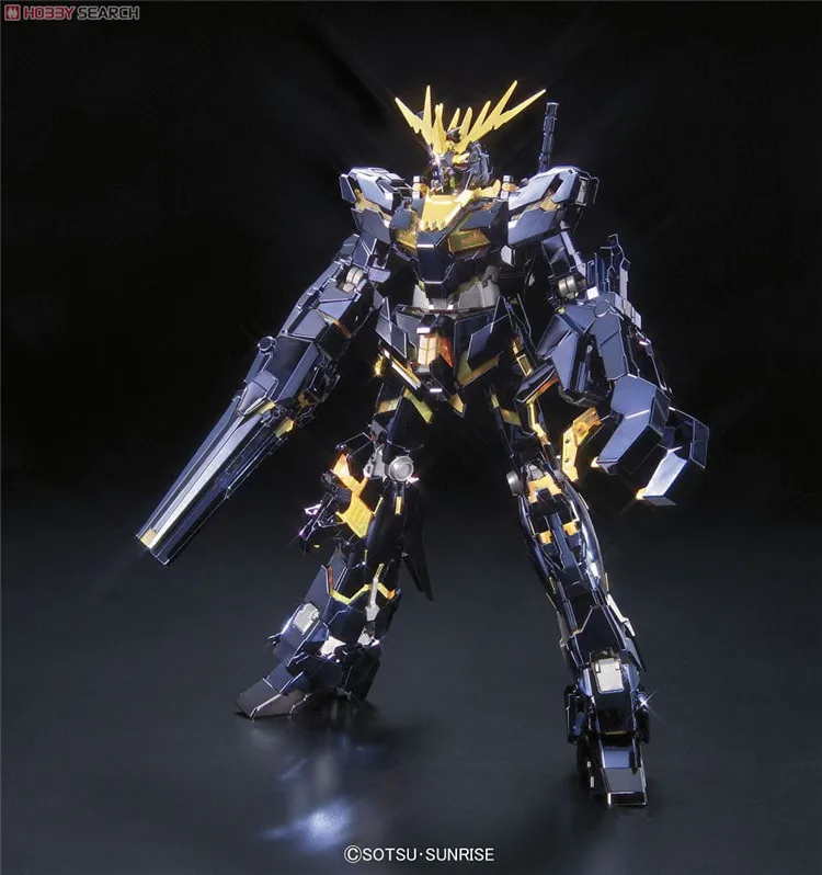 Bandai 1/100 MG RX 0 единорог Gundam 02 Banshee титановая отделка набор моделей фигурки