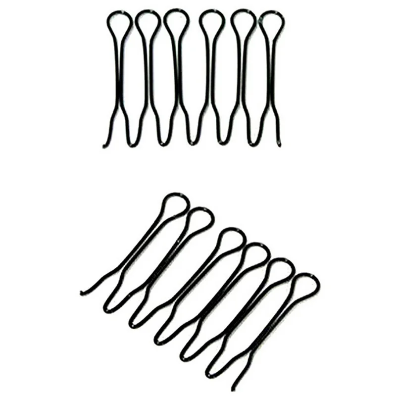 2 шт. заколки для волос u-образная заколка для волос черные металлические заколки для ухода за волосами Инструменты для укладки