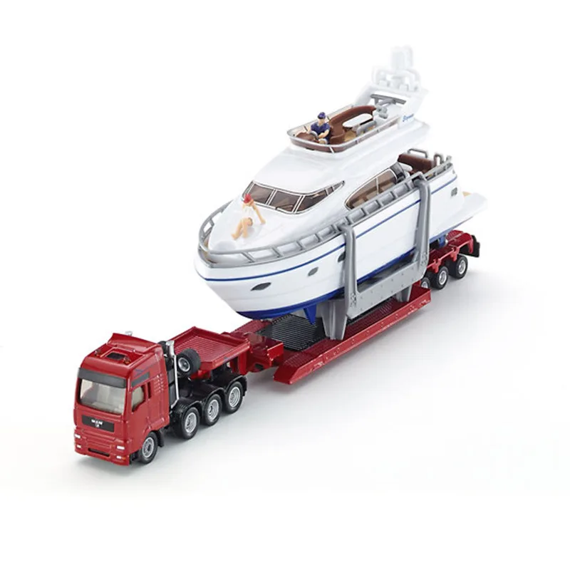 1: 87 легированных моделей автомобилей, с высокой имитацией грузовика, яхты, SIKU-U1849 модели, металлические литья, игрушечные транспортные средства