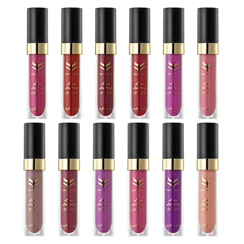 

Women Long Lasting Matte Lip Gloss Party Makeup Liquid Lipstick 12 Colors