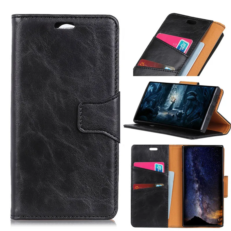 

Leather Wallet Flip Cover For samsung Galaxy Note9 Phone Case Galaxy S9 Case For Galaxy Note 9 Case cover Bank card storage