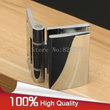 2PCS H59 Brass Wall to Glass Open Inside Hinge for 8-12mm 3/8-1/2 Thickness Glass Chrome Shower Glass Door Hinge JF1215 free brass screw 10pc lot beatiful wire drawing surface 3 5 inch 90mm length solid fresh brass hinge antique brass door hinge