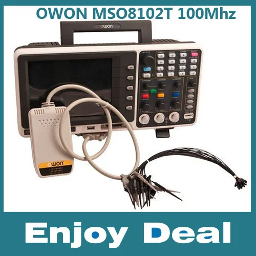 Цифровой осциллограф OWON mso8102t с анализатора логики 100 мГц 2 Каналы|oscilloscope owon|oscilloscope