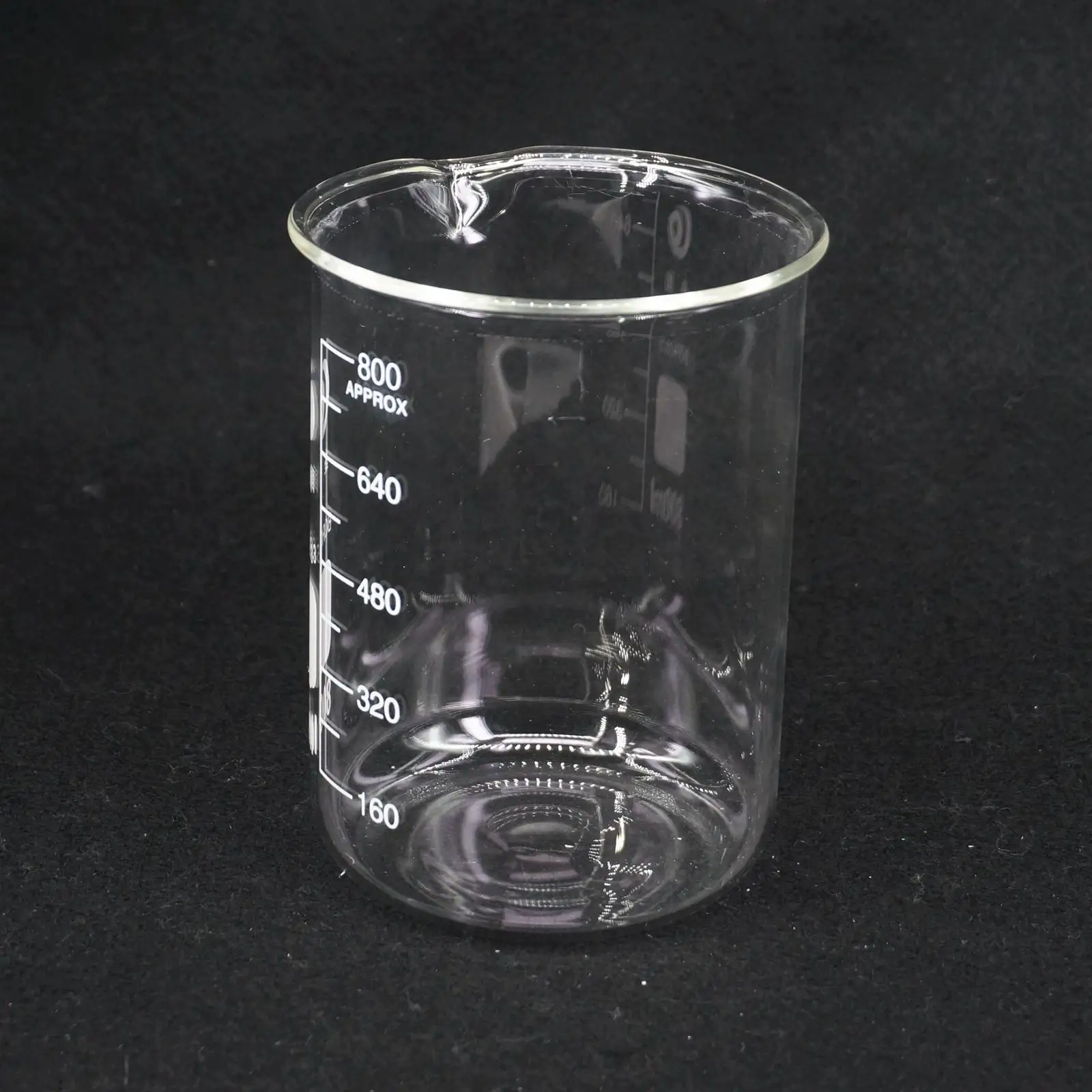800ml Low Form Beaker Chemistry Laboratory Borosilicate Glass