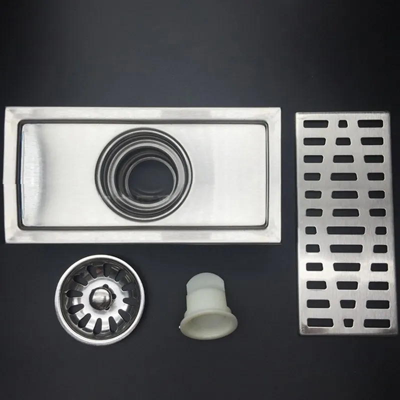 Shower Drain Hole Filter Trap Stainless Steel Floor Drain Kithcen