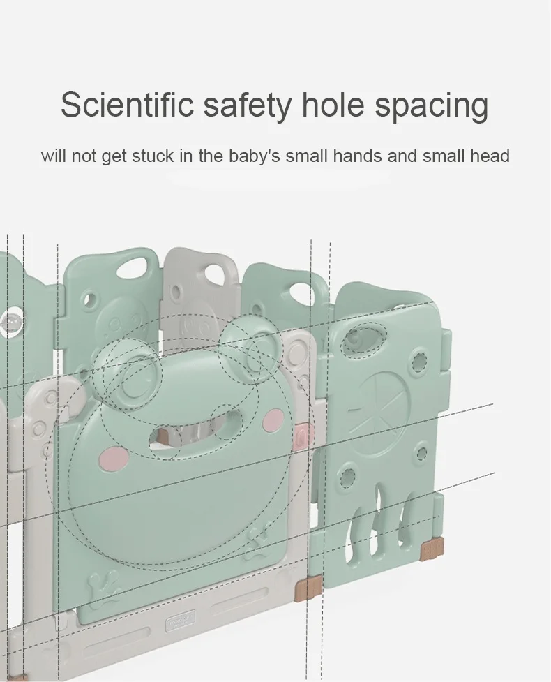 Детская безопасная игровая ограда для помещений, пластиковые игровые ограждения, защитные игровые манежи, ограждение для ползания, 2 шт