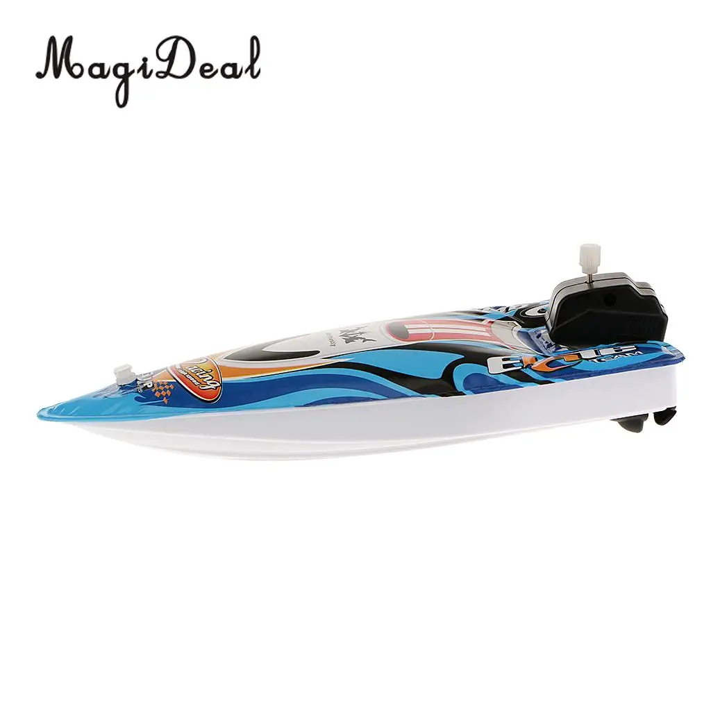 MagiDeal High Quality Kid Plastic Children Inflatable Wind Up Speedboat Boat Pool Bath Toy for Kid Birthday Gift Classic Toys