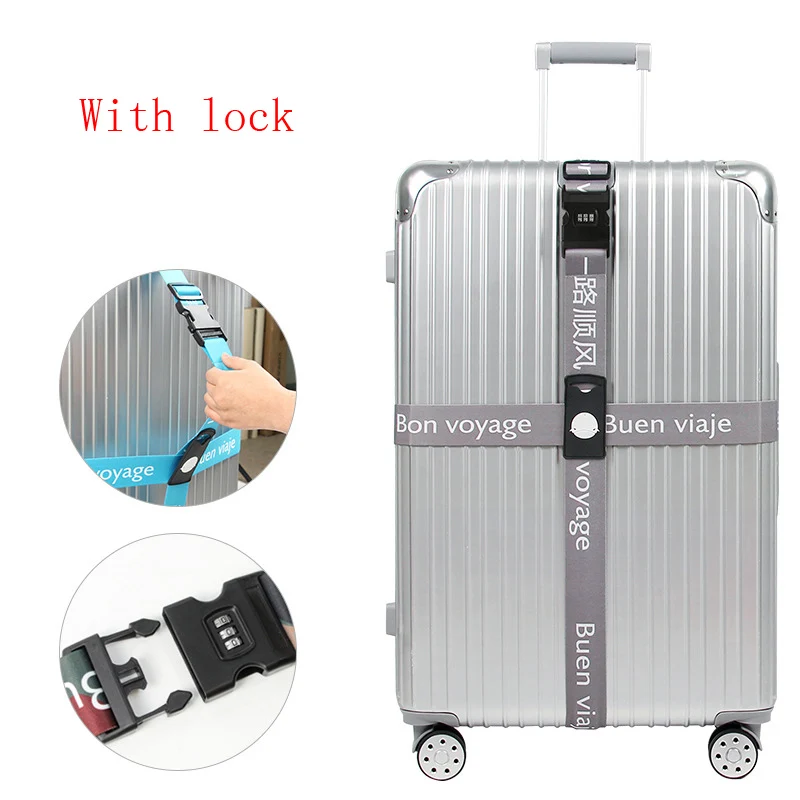 ajustável viagem accessorie mala corda banda
