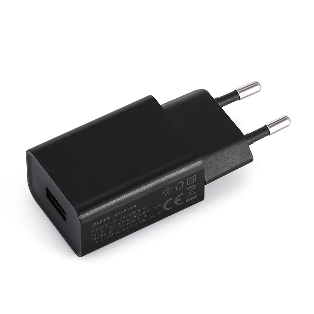 Оригинальный Xiaomi ABS 5 В/2A Выход Быстрая Зарядка адаптер Quick Charge ЕС Plug Мощность