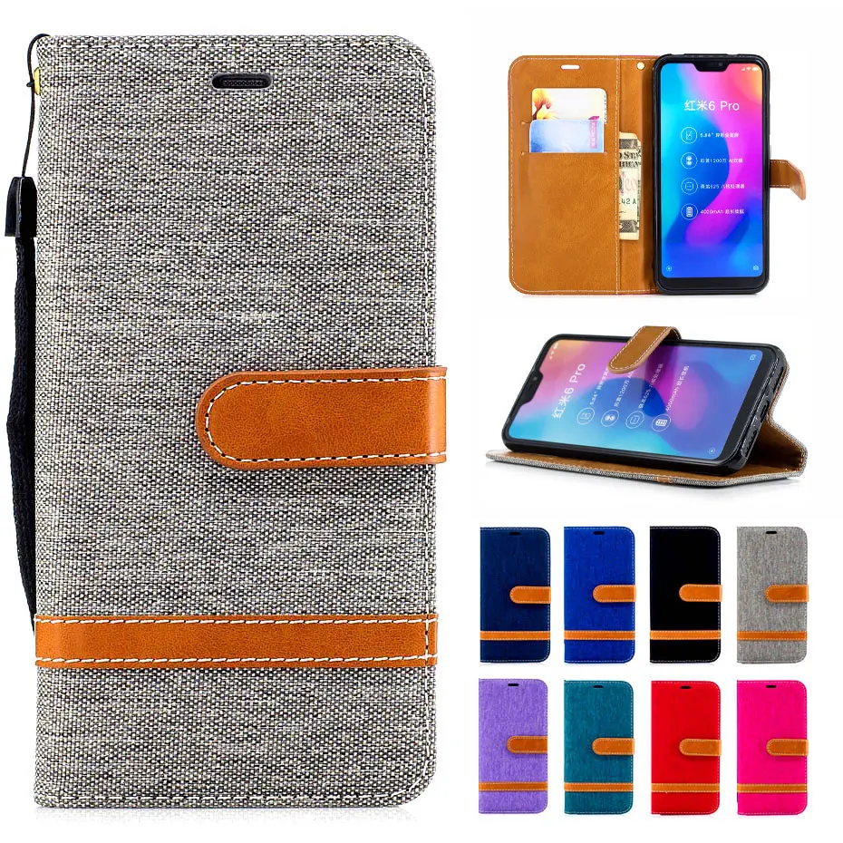 

Phone Case For xiaomi redmi 6 (32GB) Case Leather Flip Wallet Back Case For xiaomi redmi 6 Pro Stand Capa Cover Phone case