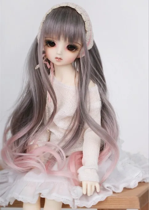 ; новейшая модель 1/3 1/4 1/6 1/8 Bjd парик высокая Температура длинный провод Bjd парик SD для BJD кукла